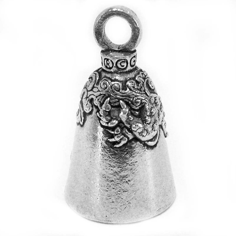 Guardian Bell Foo Dog Good Luck Bell w/Keyring & Black Velvet Gift Bag | Motorcycle Bell | Lead-Free Pewter | Good Luck Gift to Friends & Family | Bike Bell | Made in USA - Image 3